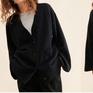 4th & Reckless Lison Bell Sleeve Cardigan – Black – Size 8